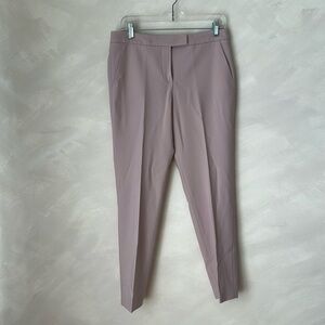 Judith and Charles - Women's Tailored Slim Ankle Pants - Dusty Mauve